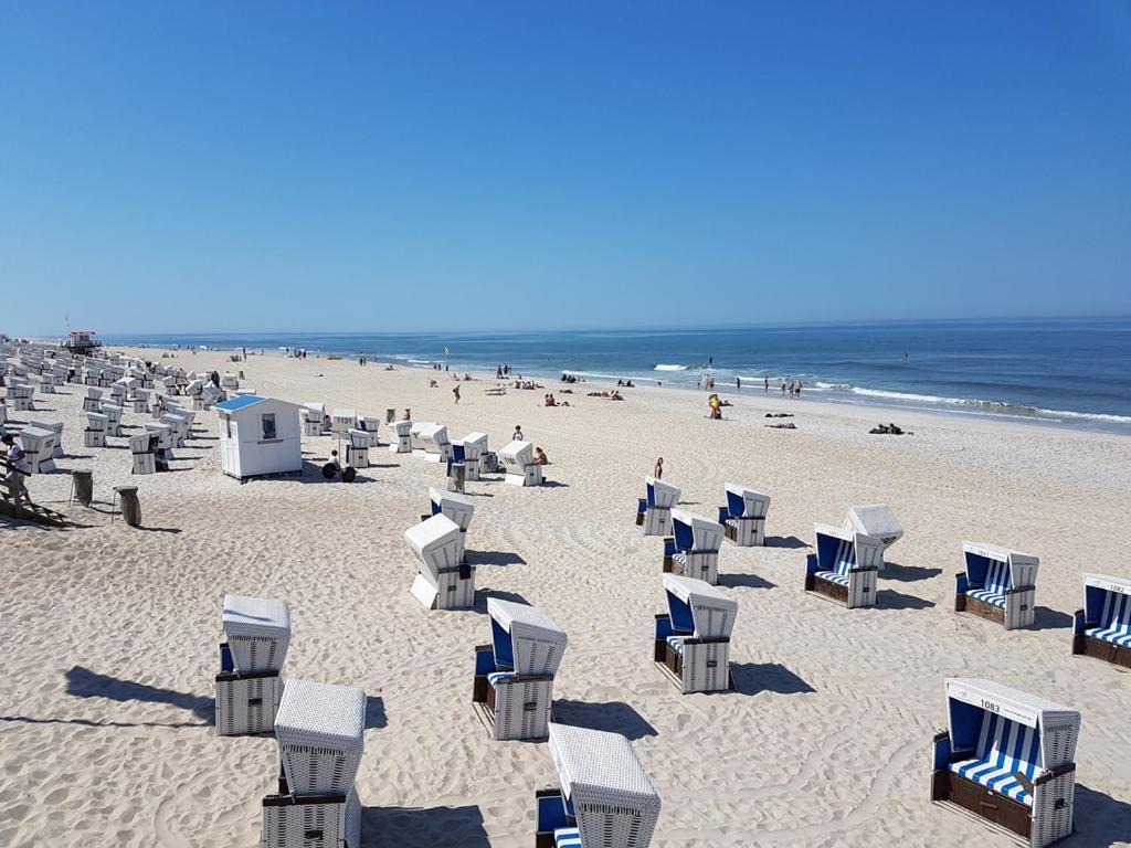 Gemuetliches 2-Zimmer-Appartement Mit Balkon Richtung Sueden. Westerland Bagian luar foto